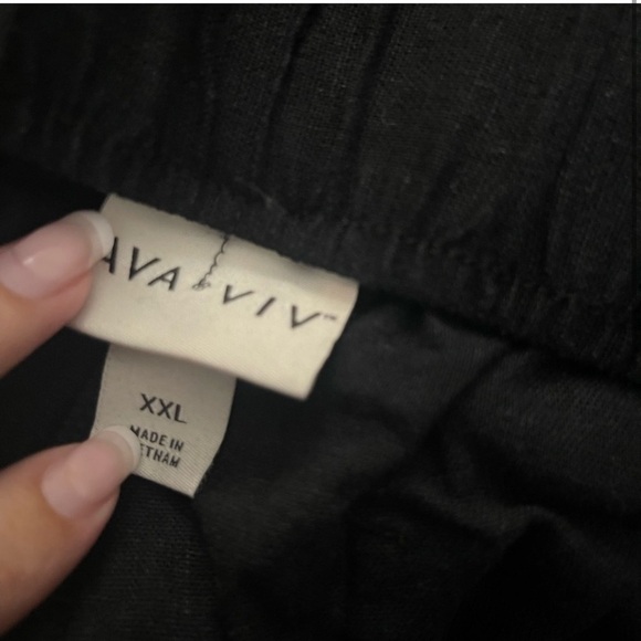 Draw string linen pants - Picture 2 of 2